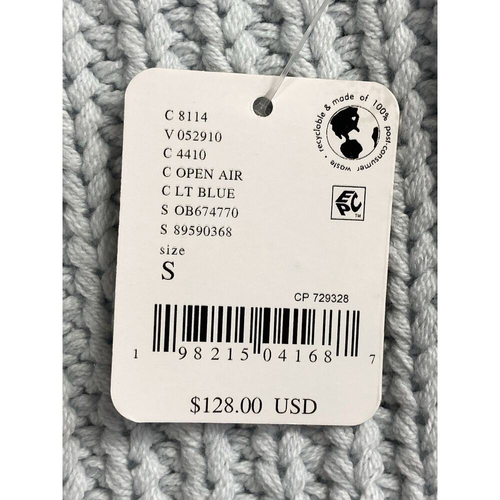 Free People NWTS Very Oversized Women’s S-XL Light Blue Lagenlook Minimalist - Picture 3 of 10
